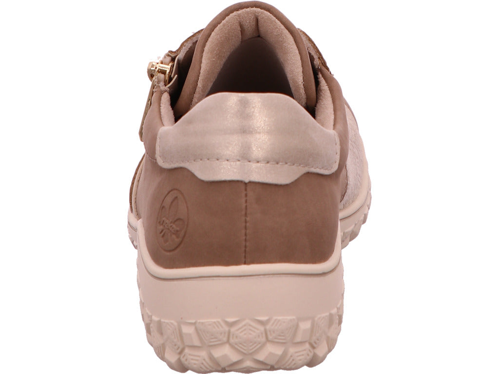 Rieker Damen Sneaker  in beige-bunt-kombiniert