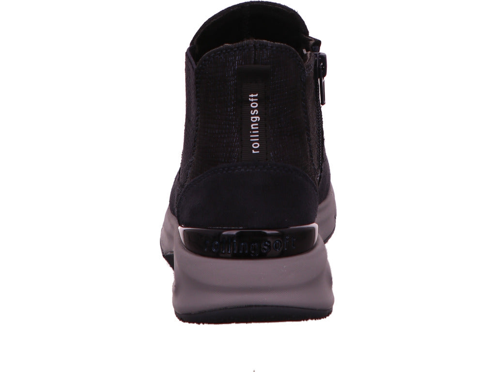 Gabor Comfort dameslaarzen in donkerblauw