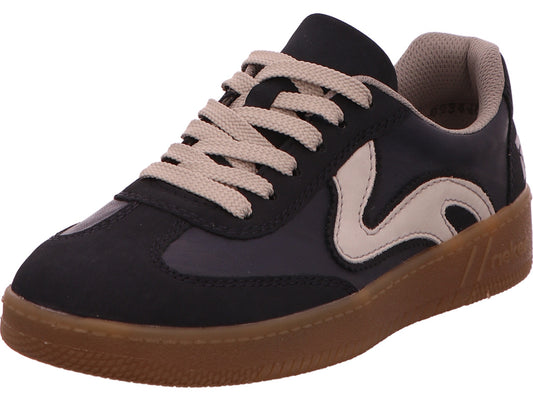 Rieker Damen Sneaker  in blau-bunt-kombiniert