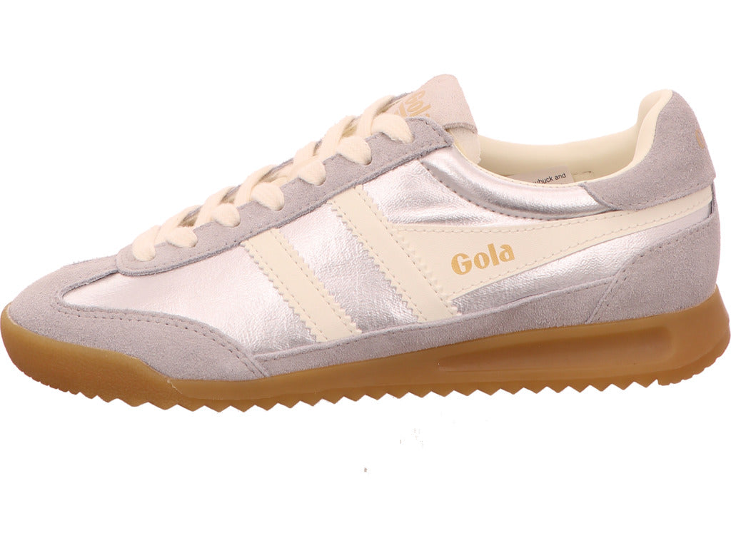 Gola Damen Sneaker Firefly Metallic in silber-bunt-kombiniert
