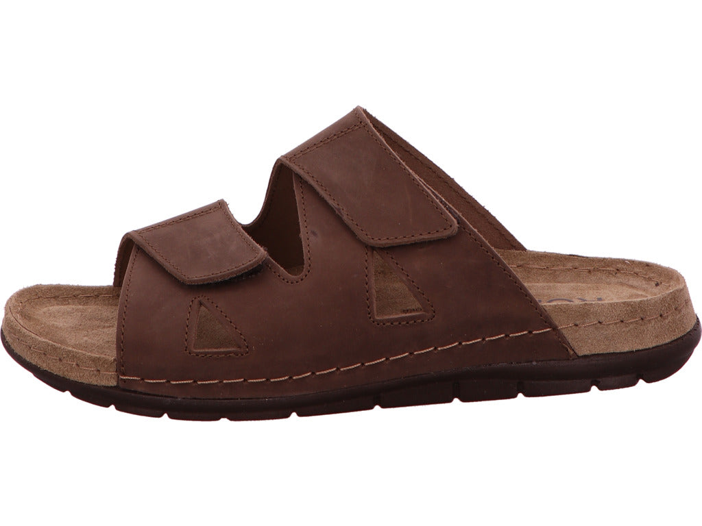 Rohde Herren Pantolette Foggia-H in dunkelbraun