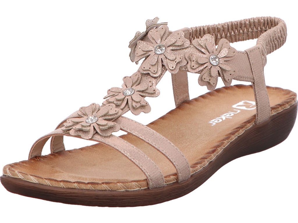Rieker Damen Sandalette  in gold