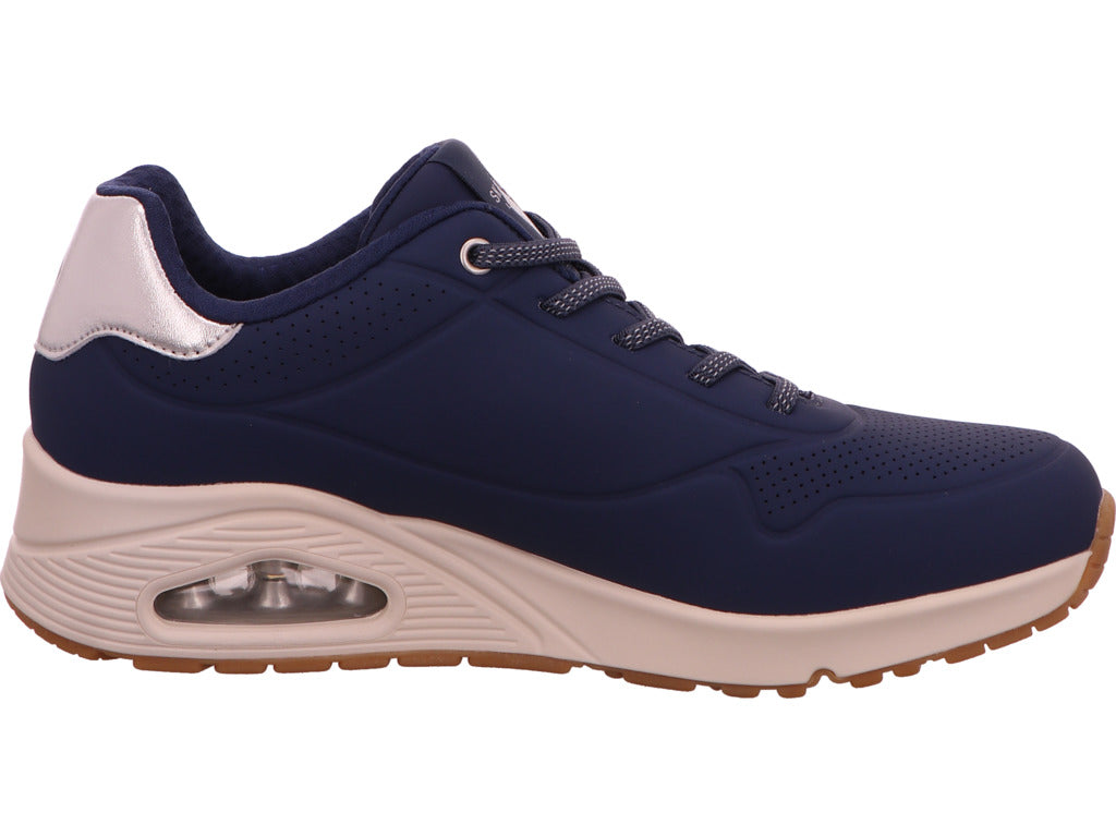 Skechers Damen Sneaker Uno - Shimmer Away in dunkelblau
