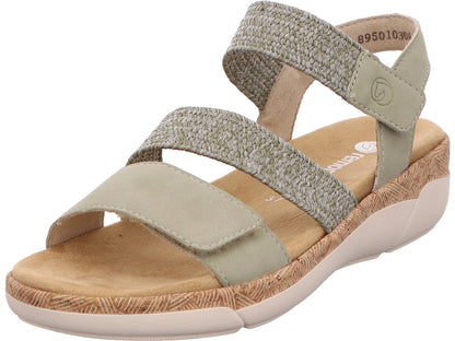 Remonte Damen Sandalette  in grün-kombiniert