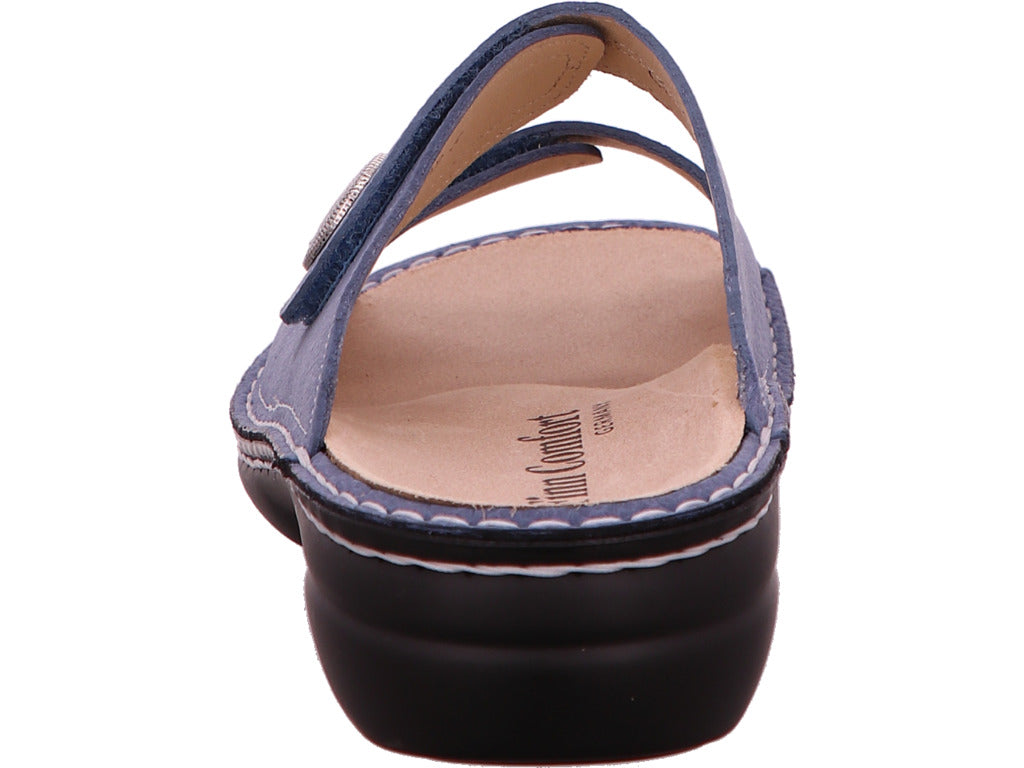Finn Comfort Damen Pantolette Sansibar in hellblau