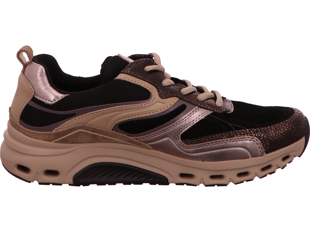 Gabor Damen Sneaker  in schwarz-bunt-kombiniert