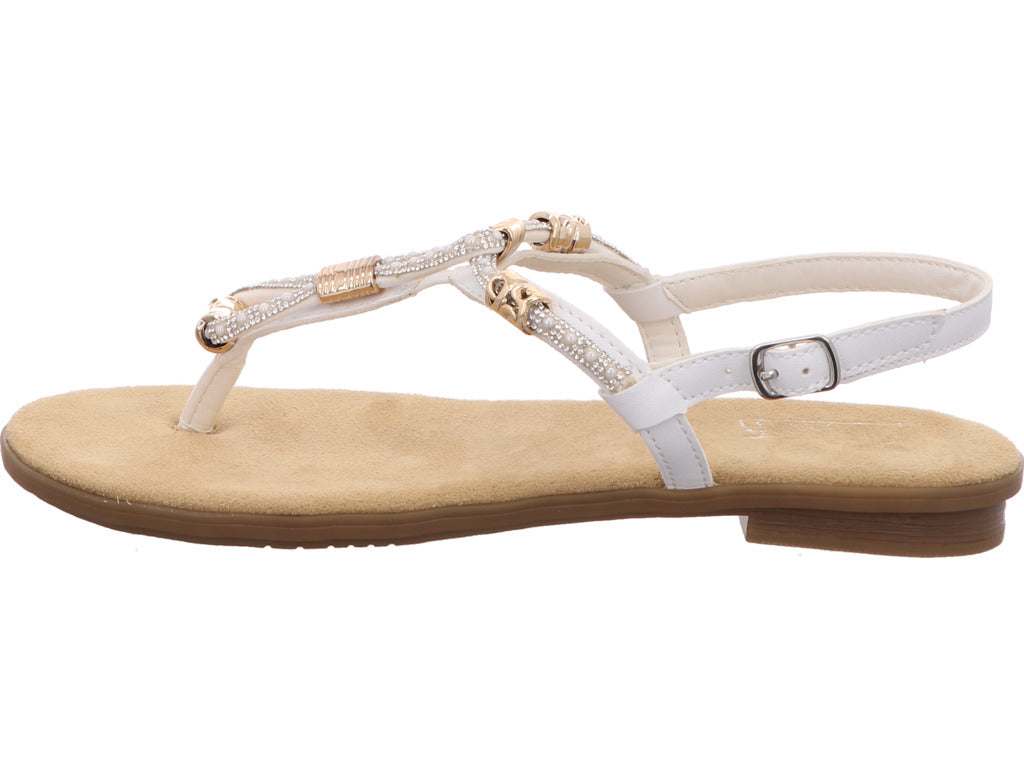 Rieker Damen Sandalette  in weiß