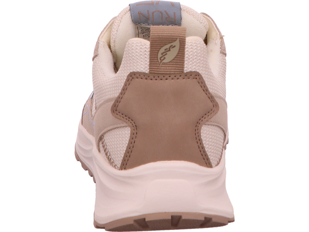 Waldläufer Damen Schnürschuh H-Laila in beige-bunt-kombiniert