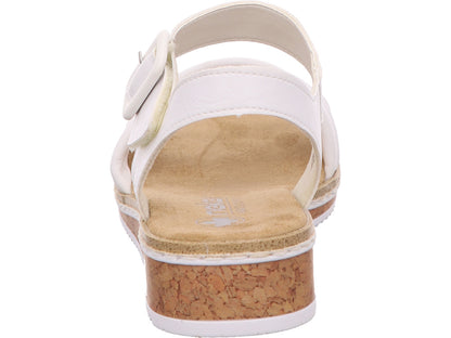 Rieker Damen Sandalette  in weiß