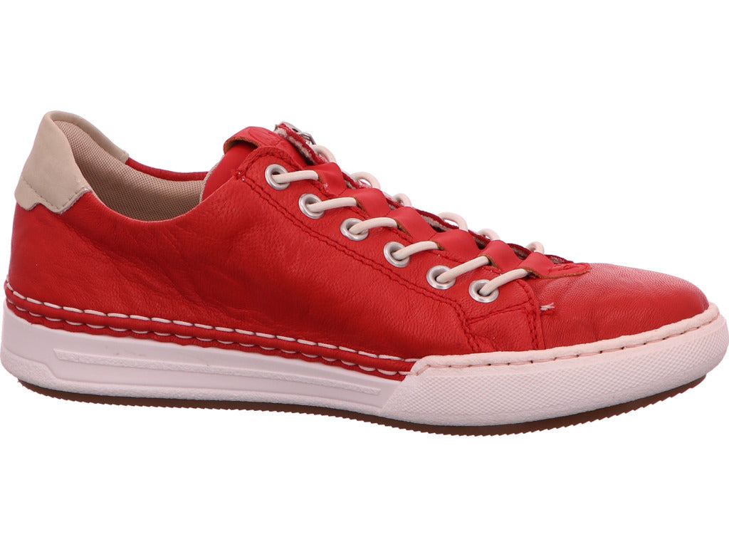 Rieker Damen Sneaker  in rot-bunt-kombiniert