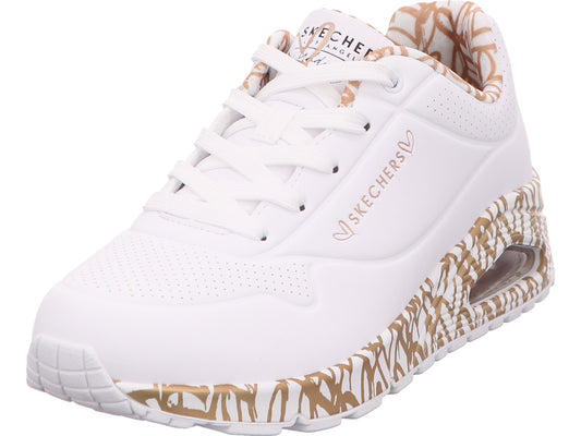 Skechers Damen Sneaker Uno-Loving Love in weiß