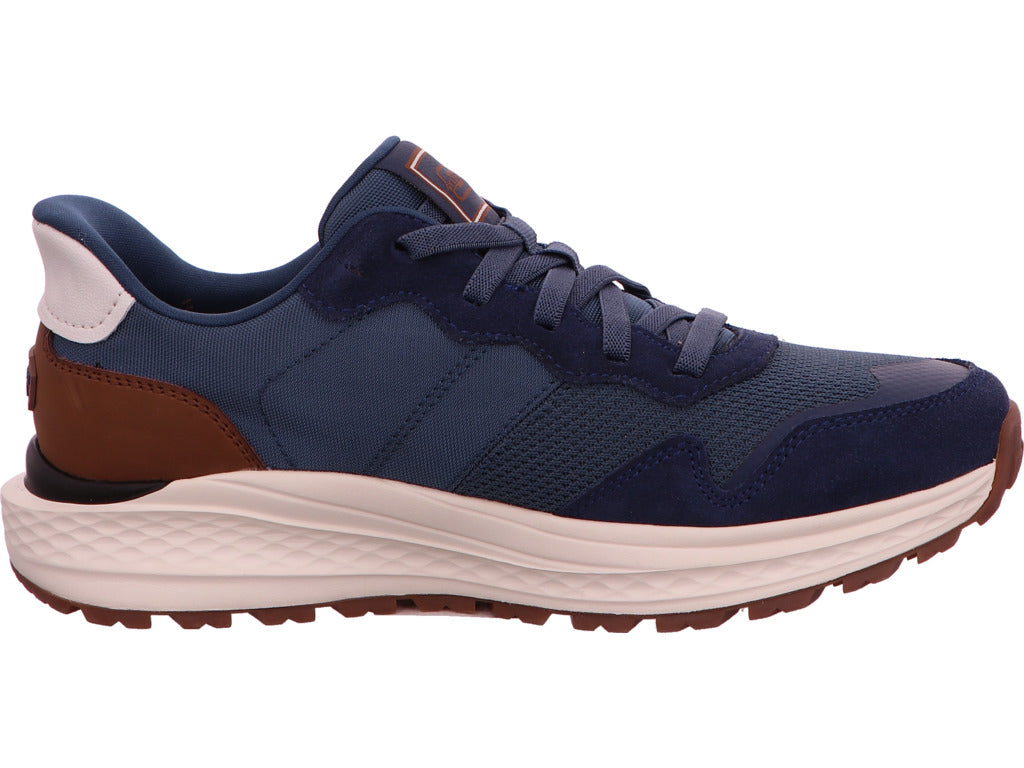 Skechers Herren Slipper Slade Ultra-Mercer in blau-bunt-kombiniert