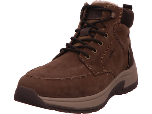 Rieker herenlaarzen in bruin-combinatie
