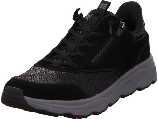 Waldläufer Damen Schnürschuh H-Tessi in schwarz