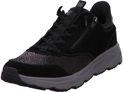 Waldläufer Damen Schnürschuh H-Tessi in schwarz