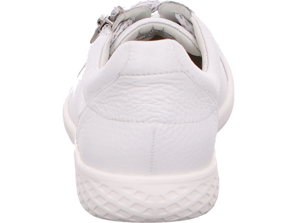 Waldläufer Damen Schnürschuh H-Cloé in weiß-bunt-kombiniert