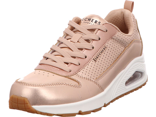 Skechers Damen Sneaker Uno - Metallixs in rose