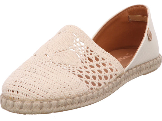 Fun Verbenas Damen Slipper  in weiß