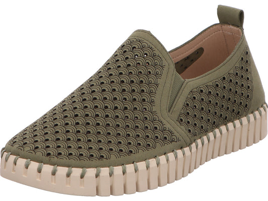 Ilse Jacobsen Herren Slipper Tulip140Men in grün