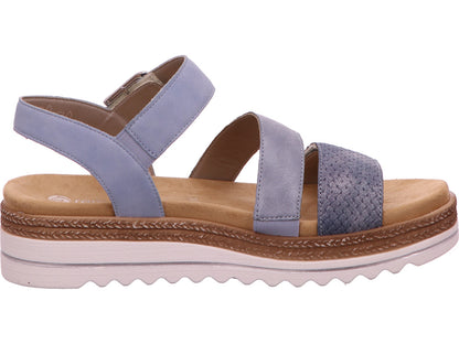 Remonte Damen Sandalette  in blau-kombiniert