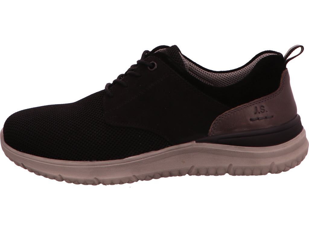 Josef Seibel Herren Halbschuh Wales 03 in schwarz