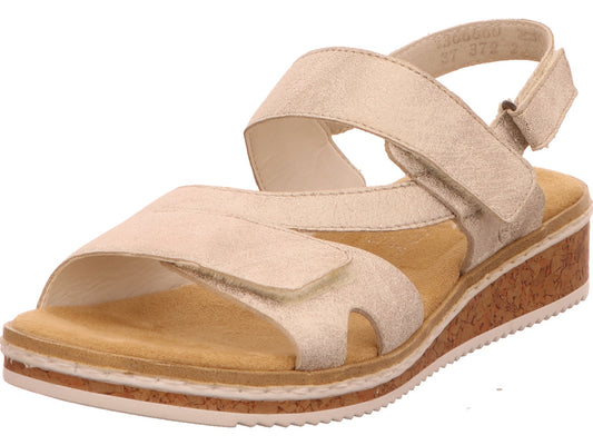 Rieker Damen Sandalette  in beige