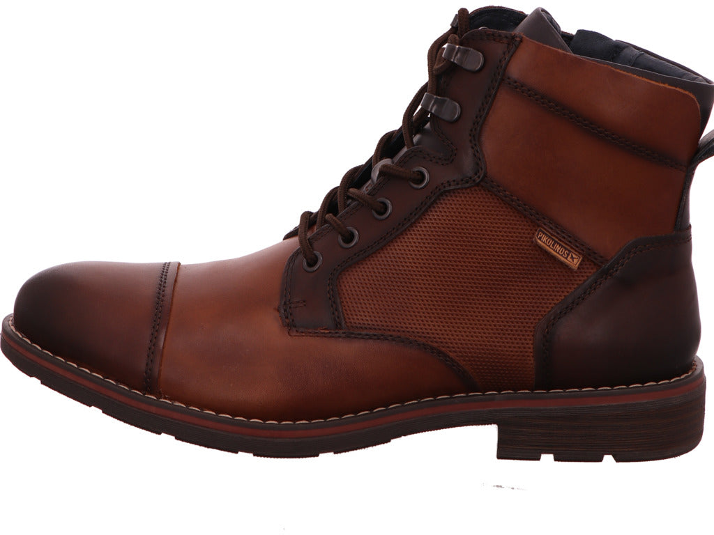 Pikolinos Herren Stiefel York in braun-kombiniert