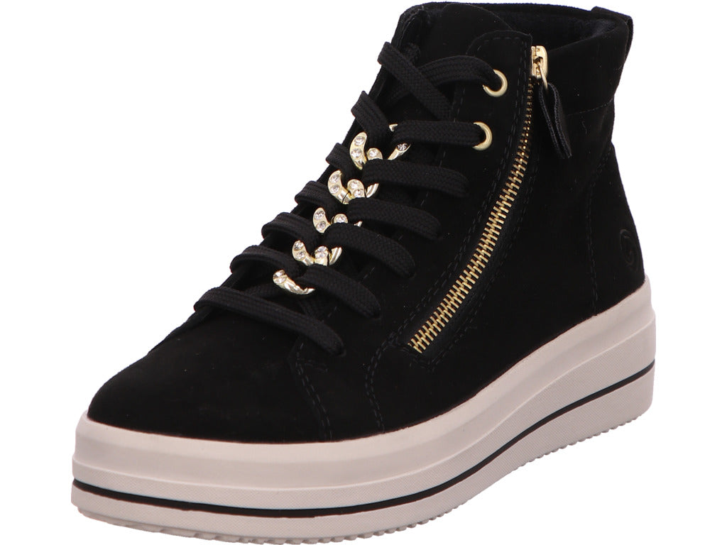 Remonte Damen Stiefel  in schwarz