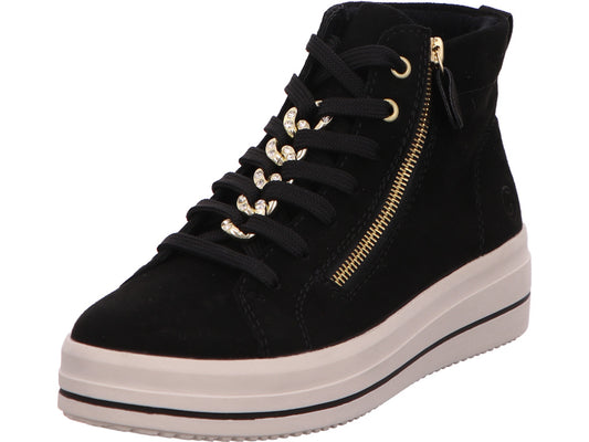 Remonte dameslaarzen in zwart