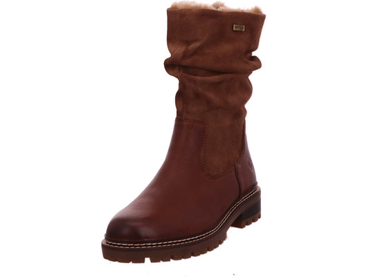 Remonte Damen Stiefel  in braun-kombiniert