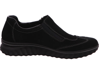 Rieker Damen Slipper  in schwarz