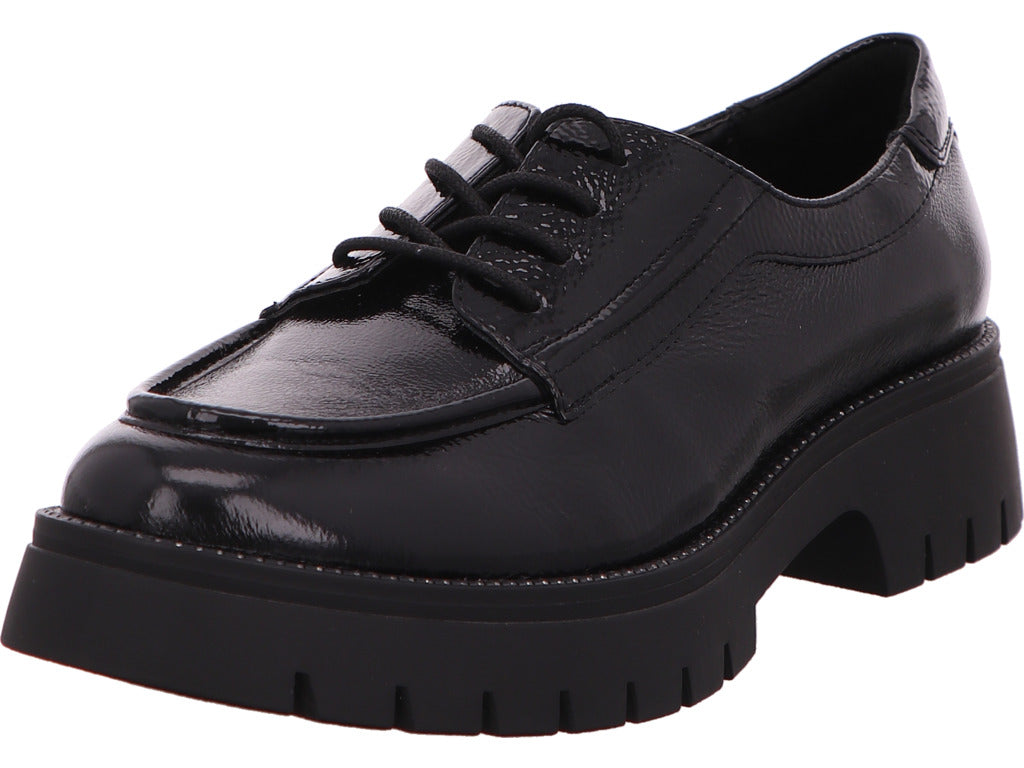 Regarde Le Ciel Damen Schnürschuh Leticia-01 in schwarz