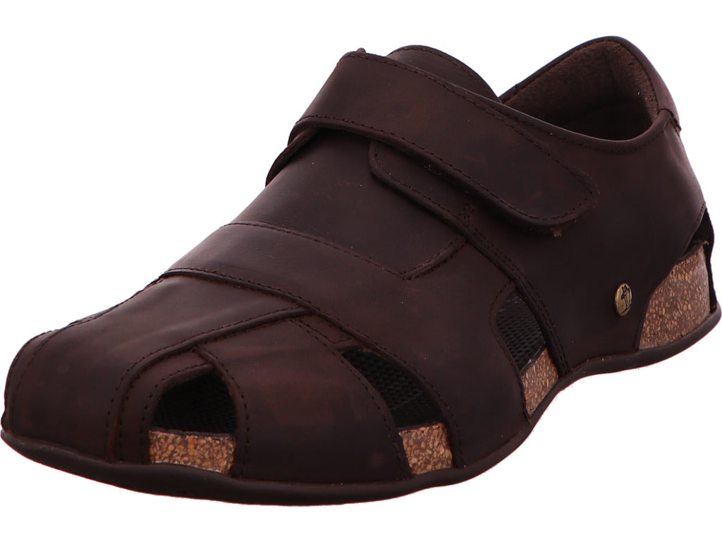 Panama Jack Herren Slipper Fletcher Basics C1 in dunkelbraun