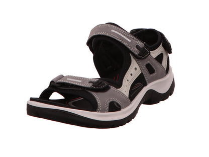 Ecco Damen Sandalette Offroad Yucatan in grau-kombiniert