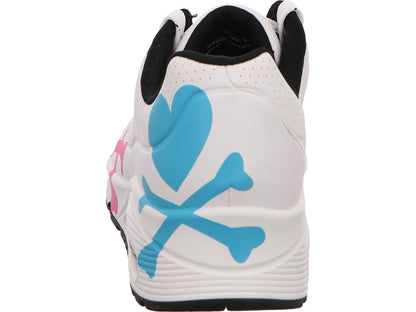 Skechers Damen Sneaker Uno-Crossing Hearts in weiß-bunt-kombiniert