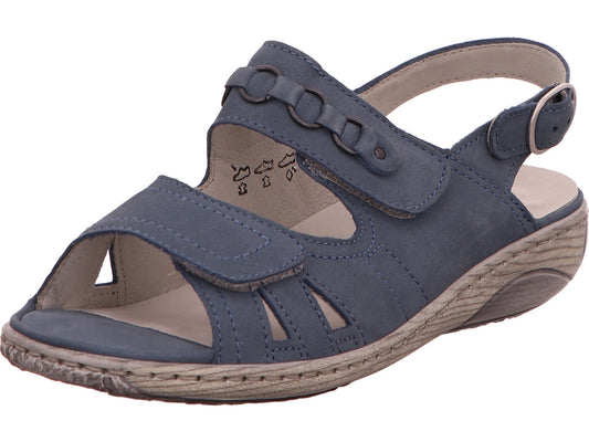 Waldläufer Damen Sandalette Garda in blau