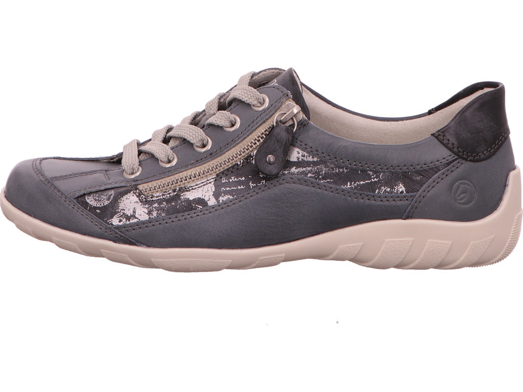 Remonte Damen Sneaker  in blau-bunt-kombiniert