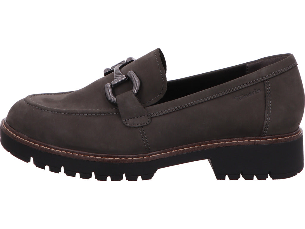 Tamaris Damen Slipper  in dunkelgrau