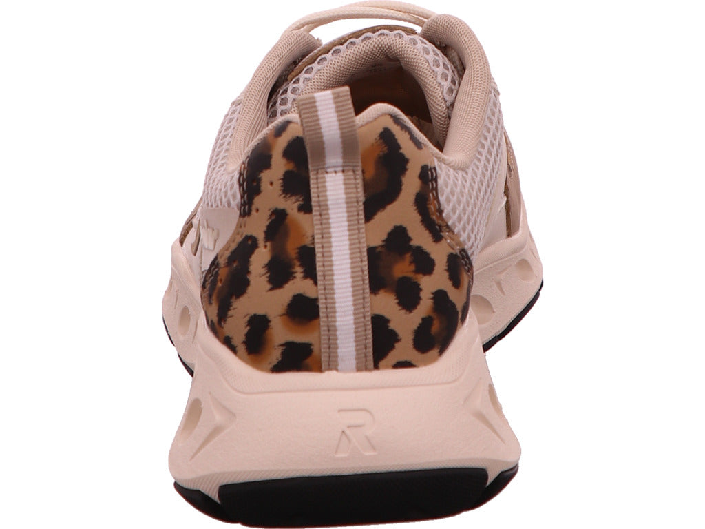 Rieker Damen Sneaker  in beige-bunt-kombiniert