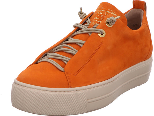 Damessneakers van Paul Green in oranje