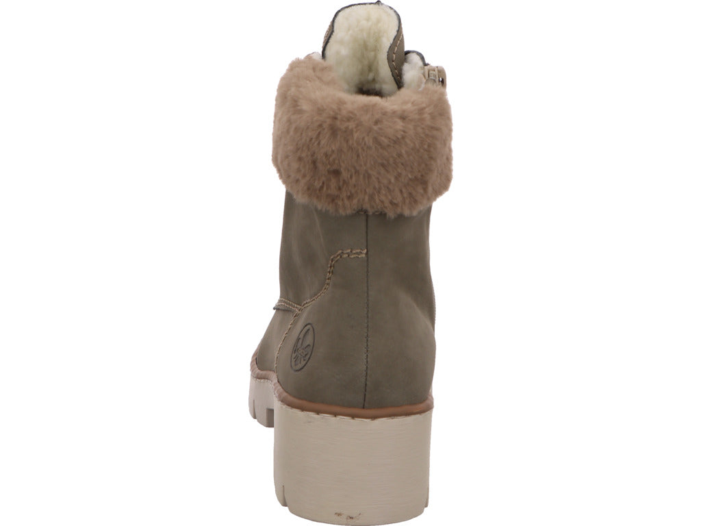 Rieker Damen Stiefel  in grün-bunt-kombiniert