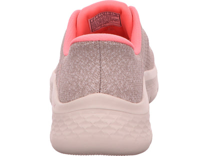 Skechers damesslippers Go Walk Flex Safiya in beige-multicolor combinatie