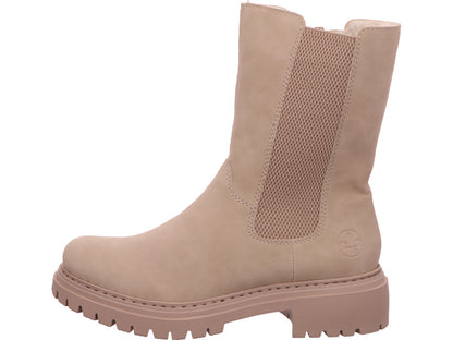 Rieker dameslaarzen in lichtbeige