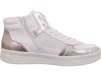 Remonte Damen Stiefel  in weiß-bunt-kombiniert