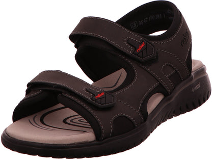 Rieker Herren Sandalette  in schwarz