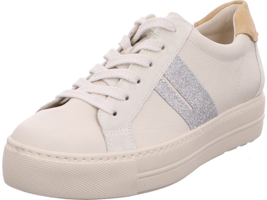 Paul Green Damen Sneaker  in weiß-bunt-kombiniert