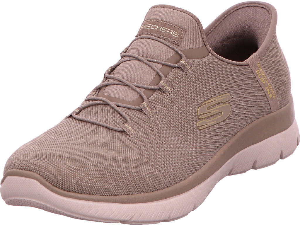 Skechers damesslippers Summits Classy Night in beige