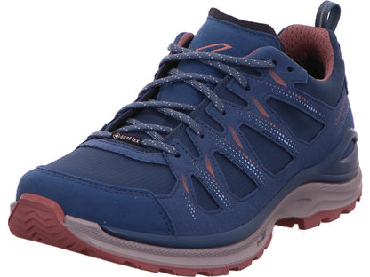 Lowa Damen Schnürschuh Innox Evo Ii in blau-bunt-kombiniert