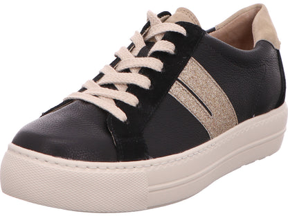 Paul Green Damen Sneaker  in schwarz-bunt-kombiniert