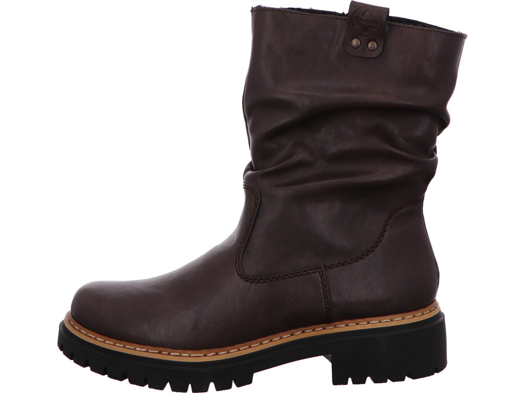 Rieker Damen Stiefel  in dunkelbraun